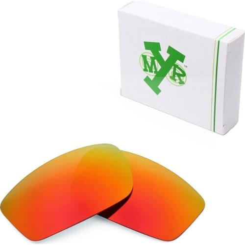 Mryok POLARIZED Replacement Lenses for Oakley Square Wire New 2006 Sunglasses Fire Red