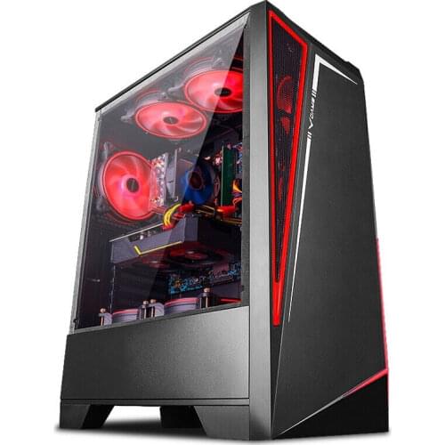IPASON S5 Desktop Computer 10th Gen i5 10400F/GTX1650 Super 4GB Desktop Assembly Machine Complete PC For Gta5/PUBG/LOL