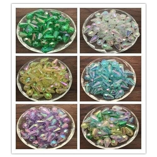 New DIY necklace bracelet glass and seed spacer jewelry 8*12mm