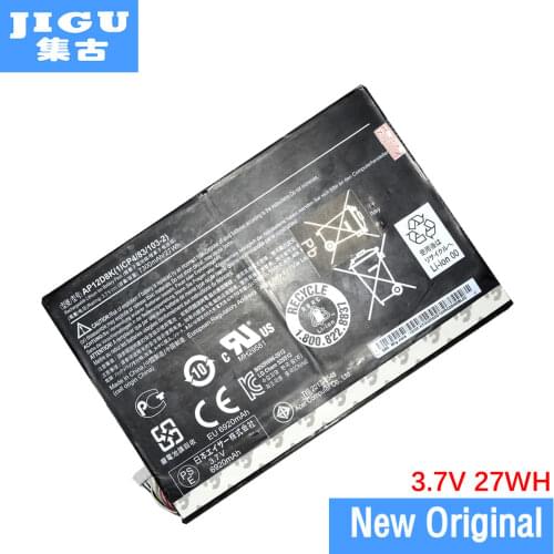 JIGU New ORIGINAL 1ICP4/83/103-2 AP12D8K Battery For Acer Iconia W510 W510P P3-171 3.7V 7300MAH 27WH