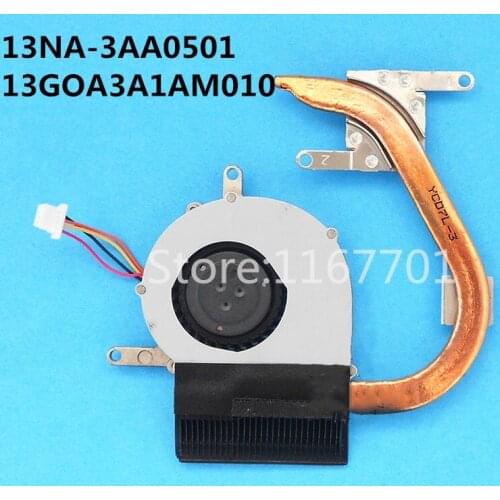 New Laptop/Notebook CPU Cooling Radiator heatsink&fan for Asus EEE PC 1015 1015B 1015PN 1015T 13NA-3AA0501 13GOA3A1AM010
