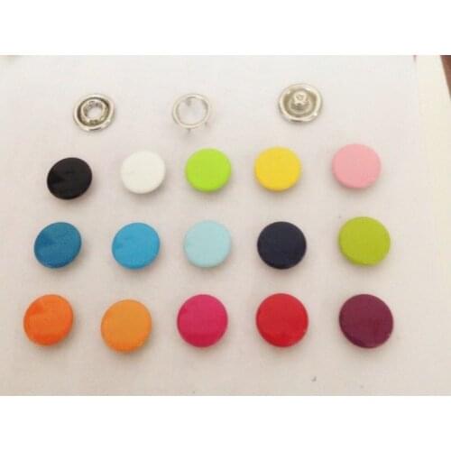 Wholesale Multi Colors 300sets 11mm Capped Prong Snap buttons for baby Clothing DIY Craft FreeShip