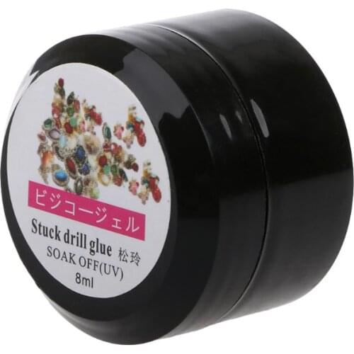 Strong Nail Art Rhinestone Glue Gel Adhesive Resin Gem Jewelry Polish Decor 8ml