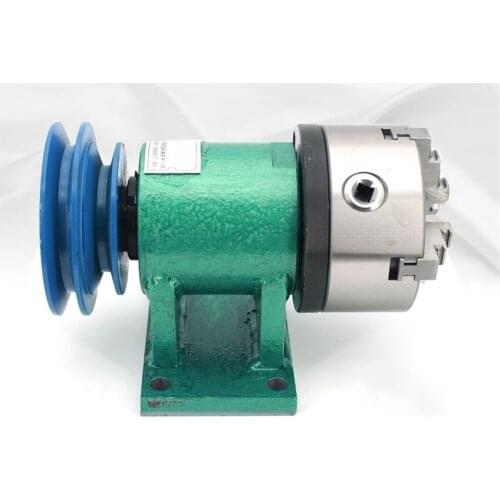 Homemade Lathe Spindle Woodworking DIY Metal Assembly Bead Machine 80mm 3-jaw 4-jaw Self-centering Chuck Retrofit Kit 2.5-63mm