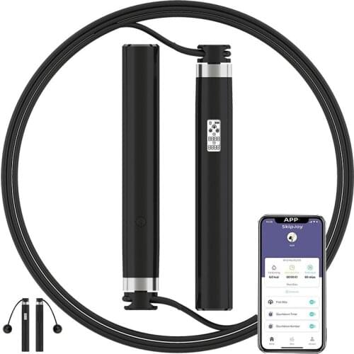 Smart Rope Skipping Bluetooth Electronic Counting Skipping Rope Indoor Exercise Fitness Equipment Length Adjustable Leg Training
