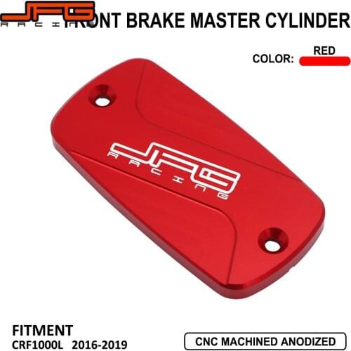 Motorcycle CNC Front Brake Master Cylinder Reservoir Fluid Cover Cap Guard For HONDA CRF1000L 2016 2017 2018 2019