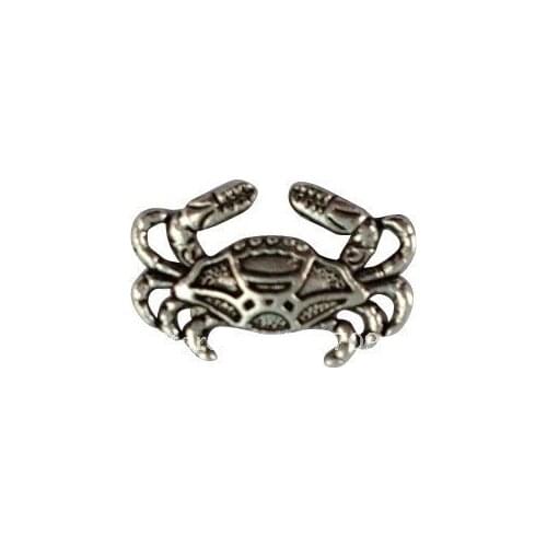 200Pcs Tibetan Silver Color Wave Crab Links A12571