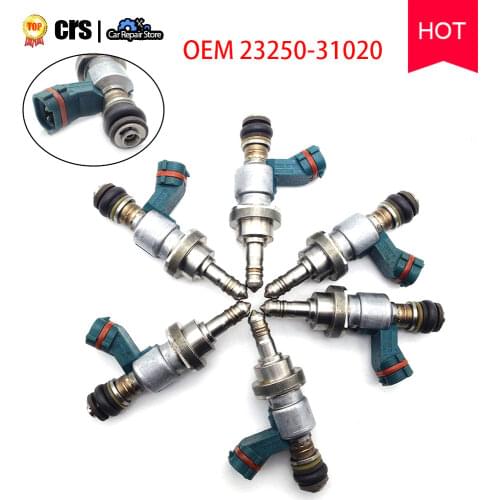 6Pcs Fuel Injector For Toyota Lexus IS 250 IS250 GS300 2006-2013 OEM 23250-31020 23209-39055 Nozzles