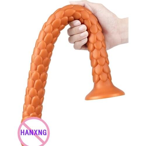 50cm Super Long Dargon Scale Dildo Anal Plug Stimulate Orgasm Butt Plug Prostate Massager Anus Dilation Sex Toys For Adults 18