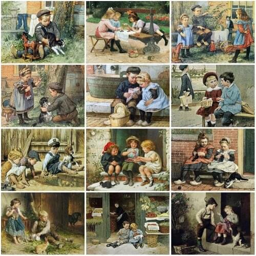 Nursery Room Decor Diamond Embroidery Rhinestone Picture 5D Diy Diamond Painting Kids Portrait Diamond Mosaic Art Wall Decor