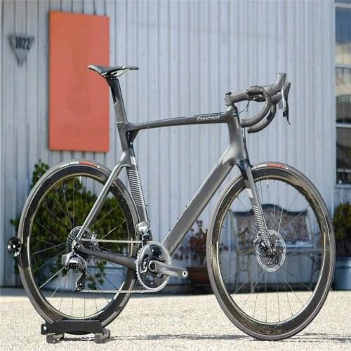 DISK Disc Concept BOB Carbon Road Complete Bike Black with R7020 groupset 50mm wheelset handlebar saddle