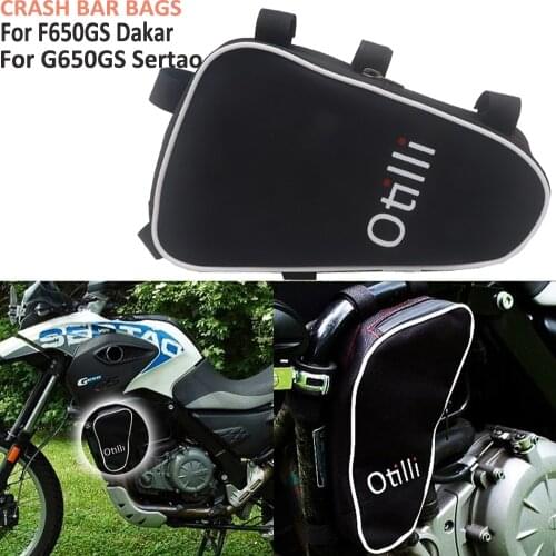 For BMW G650 GS G650GS Sertao Motorcycle Frame Crash Bar Bags Tool Placement Travel Bag FOR SW Motech Crash Bar G 650 GS Toolkit