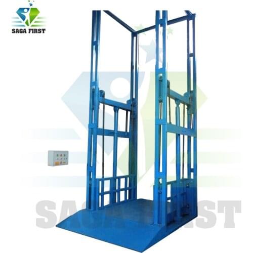 Ce certificated electric hydraulic goods elivator lift