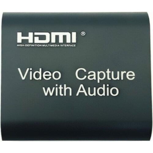 Video Capture Card 4K 1080P HDMI To USB 2.0 Capture Audio Out Mic Input Game Recording Box PC Live Streaming HD Capturing Device