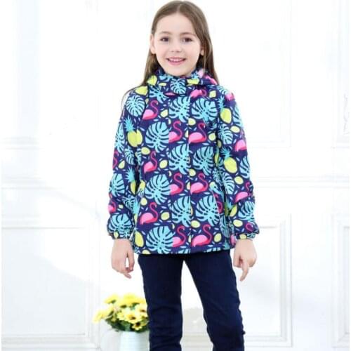 Winter kid fruit Jacket for 3-12 girl,Girls Outdoor coat clothing,girl Waterproof fleece Outerwear warm Windproof girl Clothes