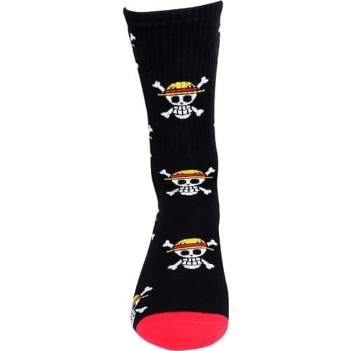 One Piece Anime Flag of Luffys crew in Socks