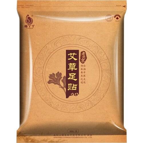 Wormwood Foot Patches Detoxification and Dampness Helping Sleep, Dehumidification and Body Conditioning 30pcs/bag Free Shipping