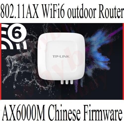 Chin-Firmware,Wi-Fi6 802.11AX WiFi6 Wireless outdoor AP CPE, 2.4GHz 1147M 5GHz 4804M, 2500M RJ45 port, SFP port, AX6000 Wi-Fi 6