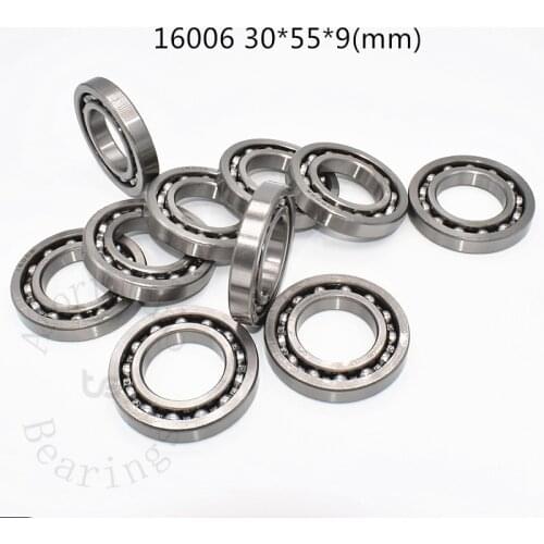 16006 bearing free shipping 30*55*9(mm) 1Piece bearing 16006 chrome steel deep groove bearing