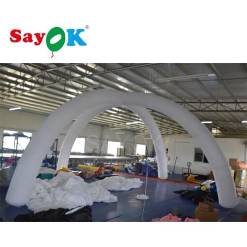 Unique X-shape 9x4.5mH Inflatable Arch Door Inflatable Arch Finish Line with Blower Activity Sports Promotion Exhibition Decor