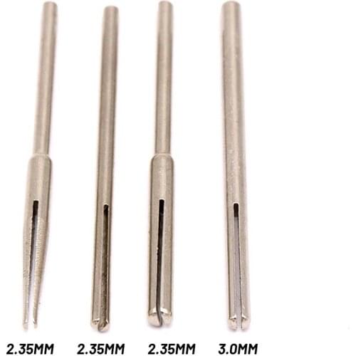 10Pcs Sandpaper Clip Split Ring Mandrel 2.35/3mm Shank 50mm Sandpaper Clamp Rotary Grinder