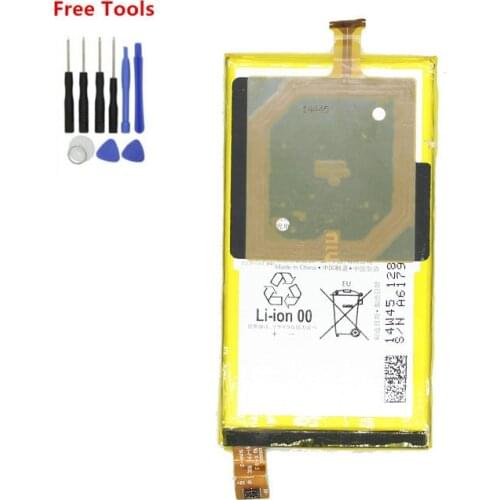 1x 2600mAh LIS1561ERPC 3.8V Replacement Battery For Sony Z3c Z3 Mini Z3 Compact M55W D5833 D5803 SO-02G Come with NFC + Tool