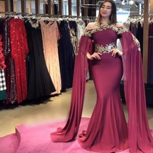 2020 Prom Burgundy Evening Dresses 2020 Vestidos Elegantes