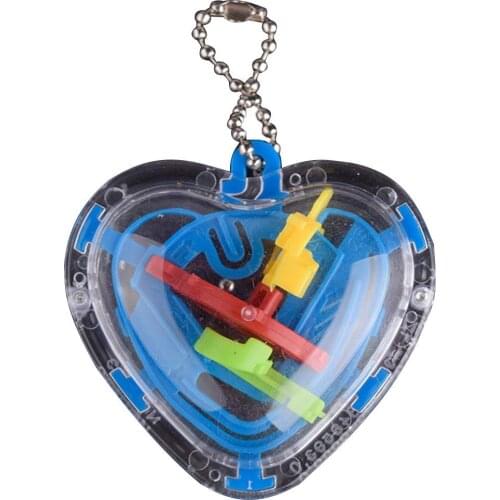 3D Magical Intellect-Maze Ball 50 Barriers IQ Balance-Perplexus Ball Marble Puzzle Games Montessori Toys for Children Kids Adult