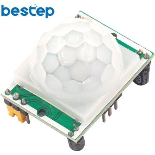 5PCS HC-SR501 Adjust IR Pyroelectric Infrared PIR Motion Sensor Detector Module for arduino for raspberry pi kits