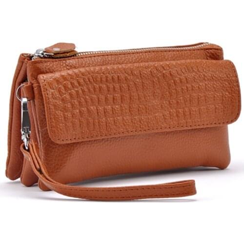 8PCS / LOT Women Stone Pattern Genuine leather Wallet Clutch Bags Messenger Bag Ladies Handbag