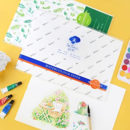Paul Rubens 300g 100% Cotton Watercolor Paper Professional Artist Watercolour Drawing Paper Aquarelle for Painting Art Supplies