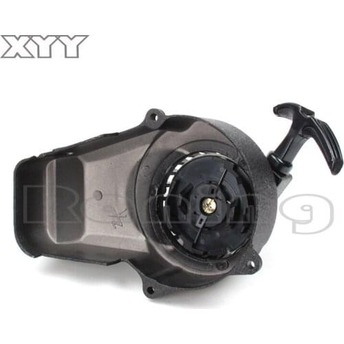 Aluminum Mini moto Easy Recoil Pull Starter For 2 Stroke 47cc 49cc Engine Pocket Bike Mini Moto Dirt Bike Kids ATV Quad