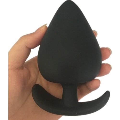 60*108mm Anal Sex Toys 100% Silicone Unisex Huge Butt Plug Anal Plugs Anal Sex Toys for Women Men Waterproof Anus Massager