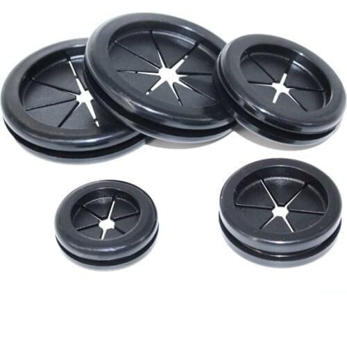 ECO rubber grommet Drilling hole B=20 25 30 32 35 40 50mm dust proof round ring cable protector outlet wire sleeve cap cover
