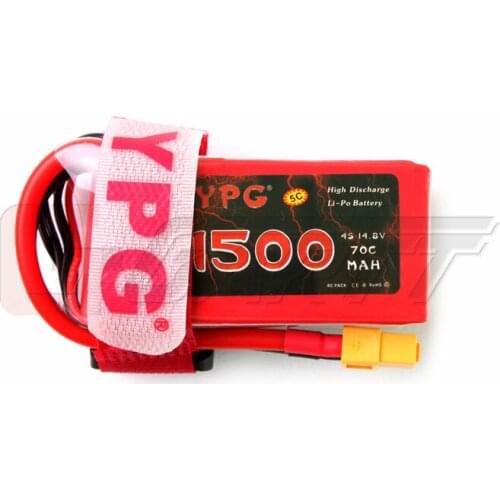 GARTT YPG 4S 14.8V 1500mah 70C LIPO For QAV250 210 FPV Drone RC Mini race Drone Multirotor Helicopter strong power Battery