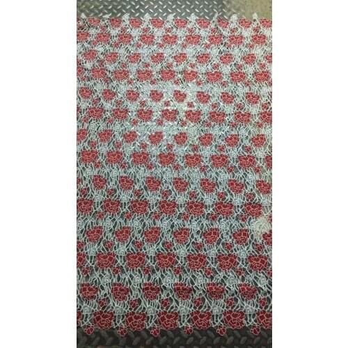 Smooth cotton Guipure Lace Very soft African Cord lace Nigerian Swiss Healthy top quality 5 yards/pc HF252-1