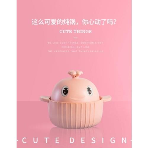 Casserole Soup Cartoon Whale Lovely Ceramic Small Special For Gas Stove Kitchen Cookware Casserole Induction Cooking Pots Set