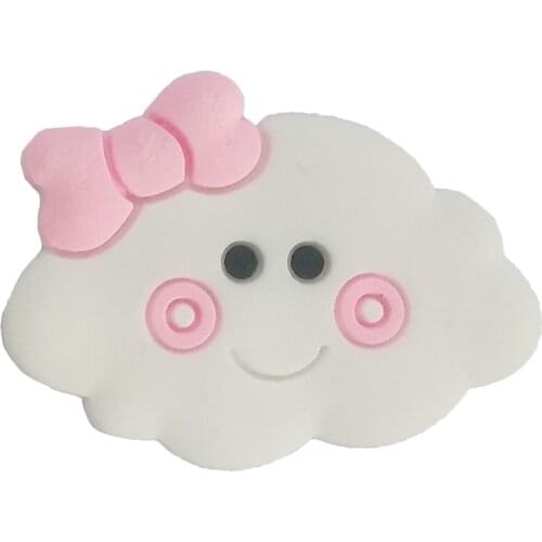 10 pcs Cute Shoes Charms For Girls Heart Tooth Electric Bulb Crown Lips Clouds Eyes English Words Kiss Love XH-88