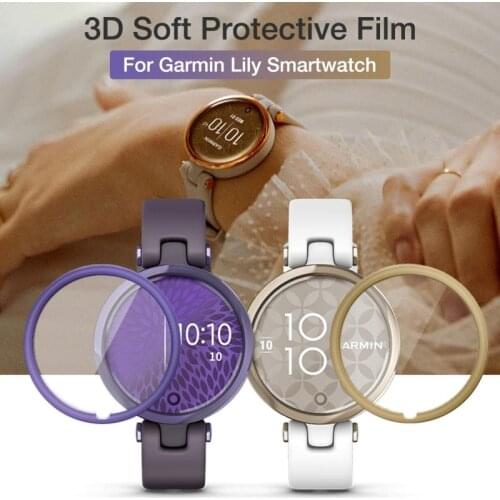 Smart Watch Screen Protector 3D Soft Protective Film Screen Protector for Garmin Lily Watch Accessories