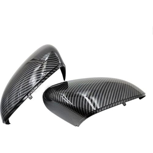 New High Quality 2PCS Left Right Auto Carbon Fiber Rear Mirror Cover Cap For Ford Focus 2019 2020 European Version