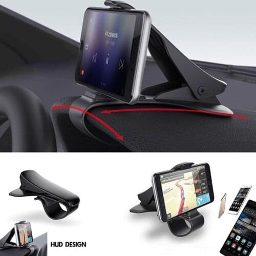 Antiskid Car Phone Holder Clip HUD Design Adjustable Mount For iPhone 8 7 Plus 6 Galaxy S8 Phone Stand Bracket