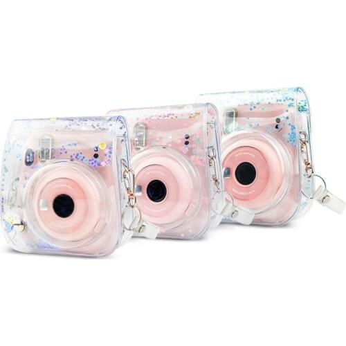 Camera bag Transparent Small Camera Bag PVC Case with Shoulder Strap for Fujifilm Instax Mini 11/9/8 sac photographe