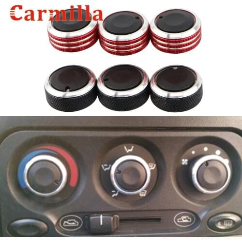 Carmilla Air Conditioning Heat Control Switch Knobs for Daewoo Matiz Chevrolet Joy Exclusive 98 Interior Car Styling Accessory
