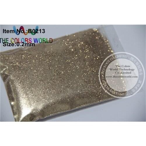 TCM0213 0.2mm gulch-gold Color Glitter Powder for nail,tatto art and DIY decora shinning powder