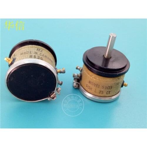 [VK] Used BI MODEL 5103 R5K conductive plastic potentiometer 4 feet switch
