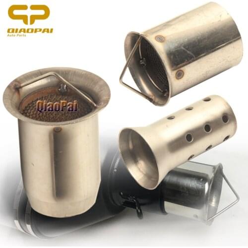 Motorcycle Exhaust Muffler DB Killer 51/61MM Removable Silencer Front Catalyst Noise Sound Eliminator