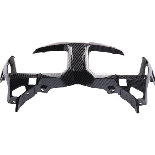 1 Pair Carbon Fiber Printed ABS Front Head Light Bracket Cover For HONDA ADV150 2019-2021