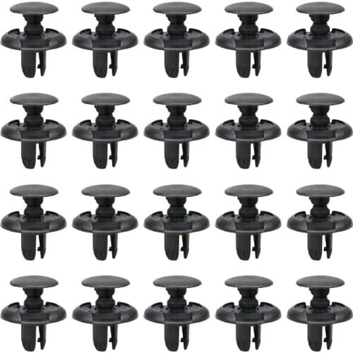 10/20/50pcs 8mm Auto Bumper Fastener Hole Rivet Retainer Push Engine Cover Car Door Trim Panel Clip Fasteners for Toyota for BMW