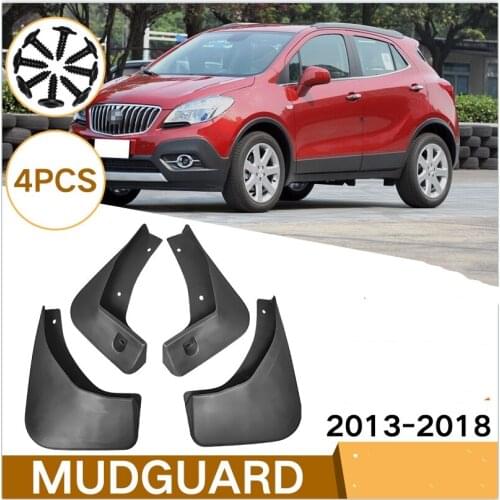 4PCS Car Mud Flaps For Opel Mokka X Vauxhall / Buick Encore 2013-2019 Mudguards Splash Guards Mudflap Car Fender Flares