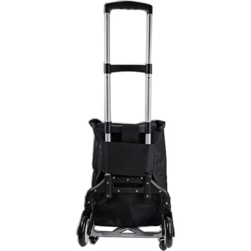 Aluminum Trolley with 2 Large Wheels and 4 Auxiliary Wheels 132 Pounds Capacity